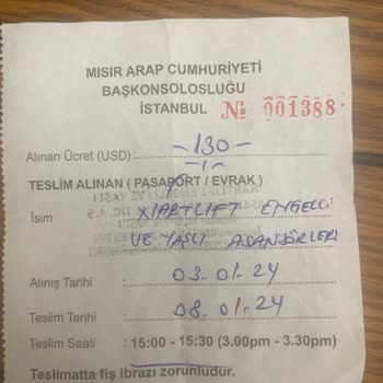 Mısır Konsolosluğu Mısır Arap Başkonsolosluğu Ticari Tasdik