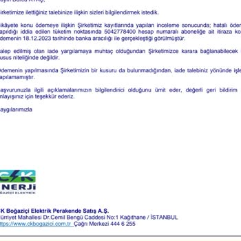 Boğaziçi Elektrik - BEDAŞ Parama El Koydular