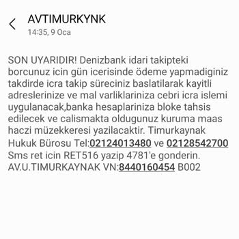 Denizbank Banka Ek Hesap Borcu Ve Müşteri Mağduriyeti