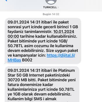 Turkcell Dikkat Faturana 50 TL Ekleniyor