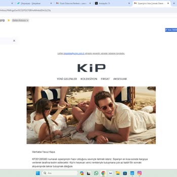 KİP'in Siparişimi 14 Gündür Teslim Etmesini Bekliyorum