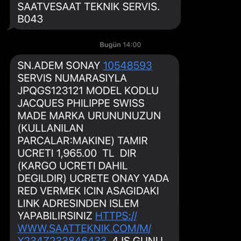 Saat & Saat Satın Aldığım Saatin Sürekli Sorunları