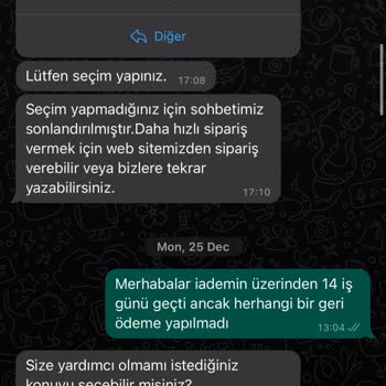 Tuba Butik Ücret İadesi Bekleyişi Ve İletişimsizlik