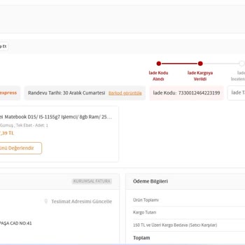 Trendyol İade Sürecinde Yaşanan Sorunlar Ve Çözüm Önerileri