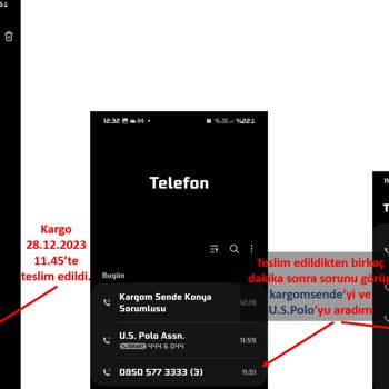 U. S. Polo Assn. Den Aldığımız Kazağın Delik Teslim Edilmesi