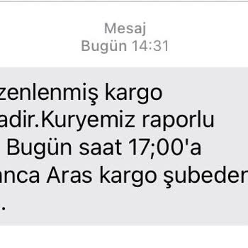 Aras Kargo Ürünümü Teslim Etmiyor