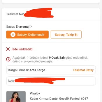 Trendyol Ürünleri İade Almıyor!.