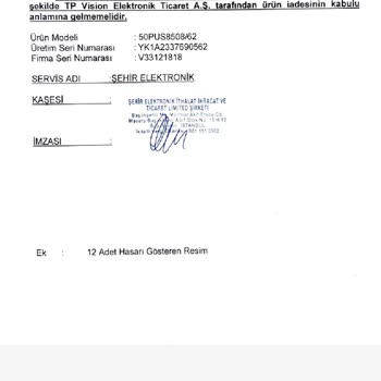 Trendyol'dan Philips Televizyon Siparişi