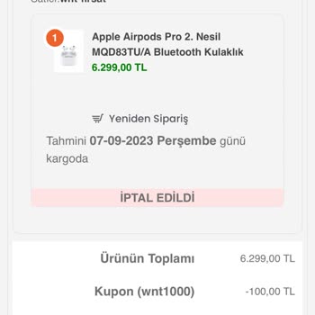Wnt.com.tr Para İadesini Bankanın Zoruyla Alabildim