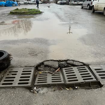 Karayolları Genel Müdürlüğü Çarşamba Sanayi Bozuk Yollar