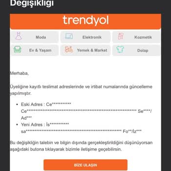 Trendyol Bilgi Güvenli İhlali