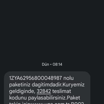 UPS Türkiye Teslimatında Yaşanan Mağduriyet