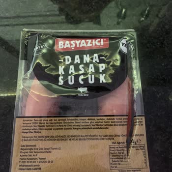 Başyazıcı Sucuk Bozuk Tat Ve Piliç Sucuğuna Benzemesi.