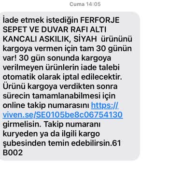 Vivense Müşteri Destek Hattı Dönüş Yapmıyor