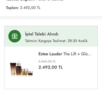 Boyner Siparişinde Ürün Tedarik Sorunu