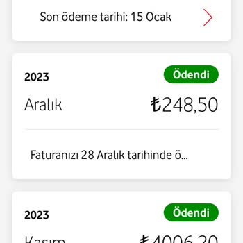 Vodafone Haksız Fatura Ve Yalancı Müşteri Temsilcileri