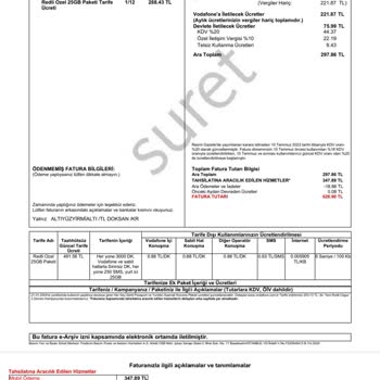 Vizyon Elektronik Para Hizmetlerinin Bilgim Olmadan Mobil Ödeme Hatası