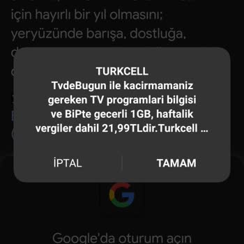 Turkcell Den Gelen Reklamları Kapatamadılar
