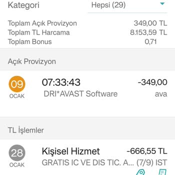 Avast Ücret Ödeme Problemi
