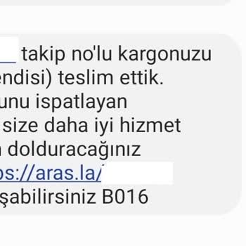Aras Kargo Kargoyu Teslim Etmeme Sorunu Ve Yanlış Bilgilendirme