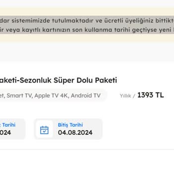 Tod TV Süper Dolu Paket Aldatmacası