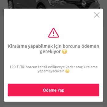Tiktak Araç Kiralama Cezası