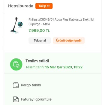 PHILIPS Aqua Plus Süpürge Başlık Durma Sorunu