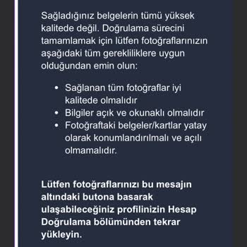 7Slots Sitesi Belge Doğrulama Sorunu