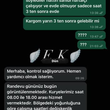 Dijital Kurye Kargomun Teslimatında Yaşanan Gecikmeler