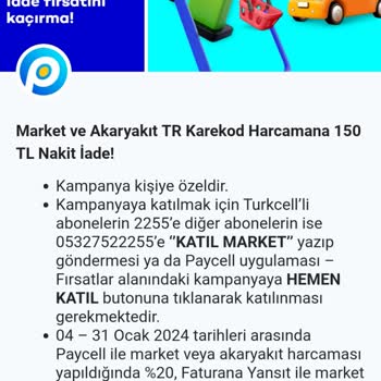 Paycell Kart Yalan Kampanyalar