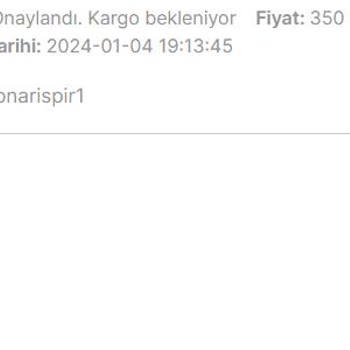 Gardrops Ürünüm Neden Kargolanmadı?
