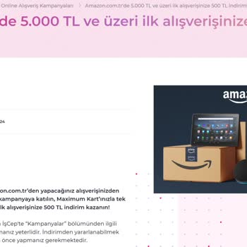 İş Bankası Amazon Kampanyasından Kazandığım İndirimi Tanımlamadı