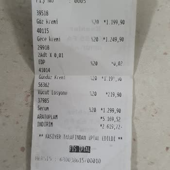Yves Rocher Kayseri Forum Mağazasının İş Bilmezliği!