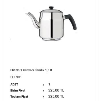 724mutfak.com Elektrikli Çay Kazanı Hayal Kırıklığı