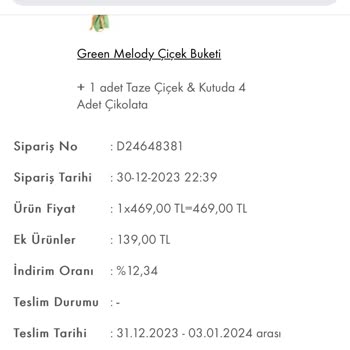 Taze Çiçek (tazecicek.com) Geciken Ve Solmuş Çiçek Teslimatı