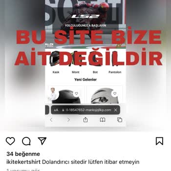 Motoshop Markasına Dikkat ⚠️