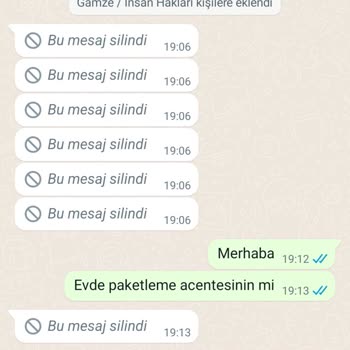 Evde Paketleme Acentesi Tedbir
