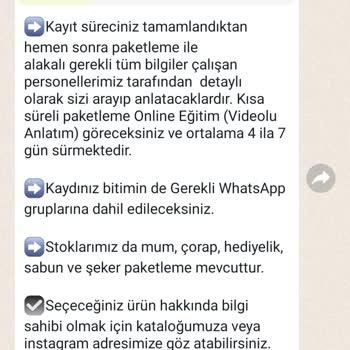 Evde Paketleme Acentesi Tedbir