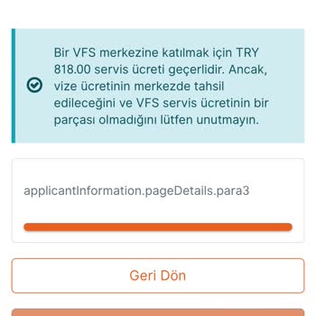 VFS Global Fransa Web Sitesindeki Donma Sorunları