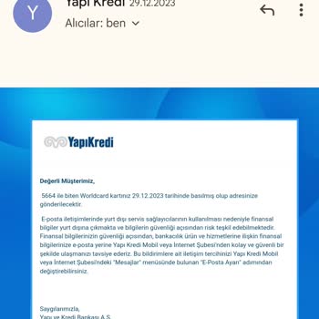 Yapı Kredi Bankası Kredi Kartı Teslim Ermiyor!