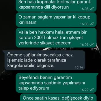 Sanal İletişim Garanti Kapsamındaki Akıllı Saat Karmaşası