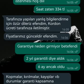 Sanal İletişim Garanti Kapsamındaki Akıllı Saat Karmaşası