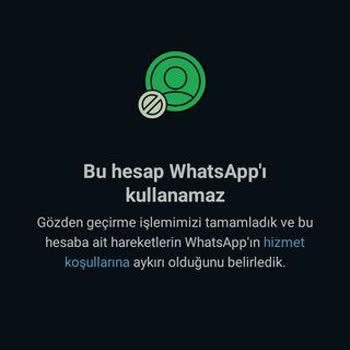 WhatsApp Haksız Banı