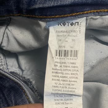 Koton Pantolonlarımın Yıpranıp Kopması