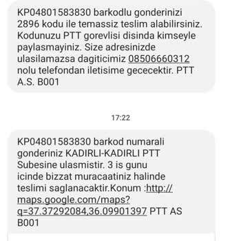 PTT Kargo Osmaniye Kadirli Şubesi