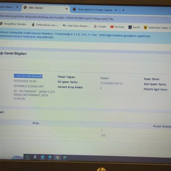 Sigorta Bilgi ve Gözetim Merkezi Sigorta İşlemlerinde Yaşanan Sorunlar Ve Mağduriyet