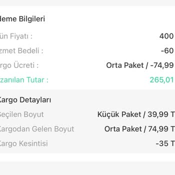 Dolap Uygulaması Kargo Ücretleri Şikayeti