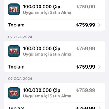 Zynga Okey 101 Plus Ücret İadesi