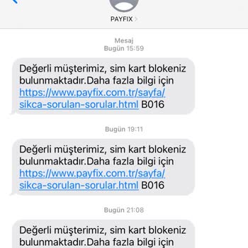 PayFix Sim Blokesi Nedeniyle Hesaba Erişim Sağlayamıyorum