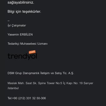 Trendyol'un Cambazlığı İle Uğratılan Zarar